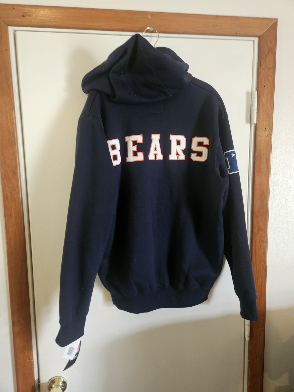 NFL Chicago Bears Zip Hoodie Medium Nwt